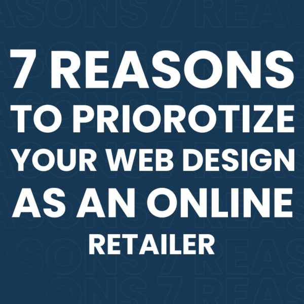 Web Design as an Online Retailer: