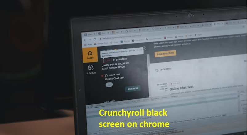 Crunchyroll black screen on chrome