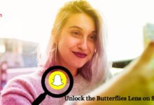 Photo of Unlock the Butterflies Lens on Snapchat