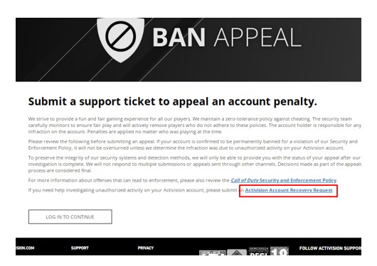 How To Activision Ban Appeal